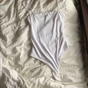 WHITE bodysuit